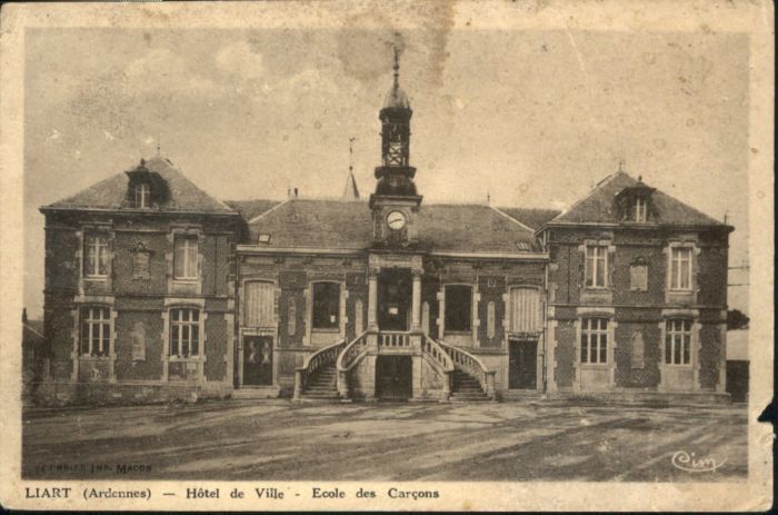 Liart Ecole Schule Carcons Hotel de Ville