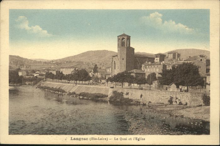 Langeac Quai Eglise
