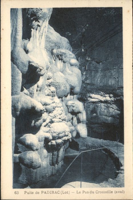 Padirac Höhle Grotte Pas Crocodile