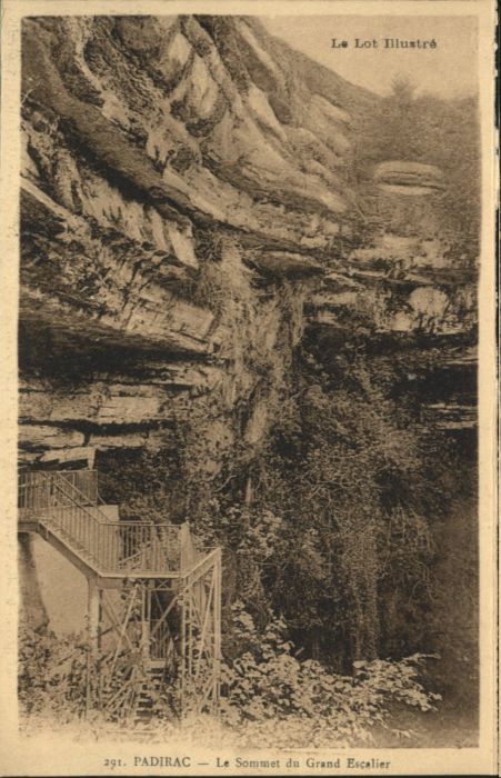 Padirac Höhle Grotte Sommet Grand Escalier