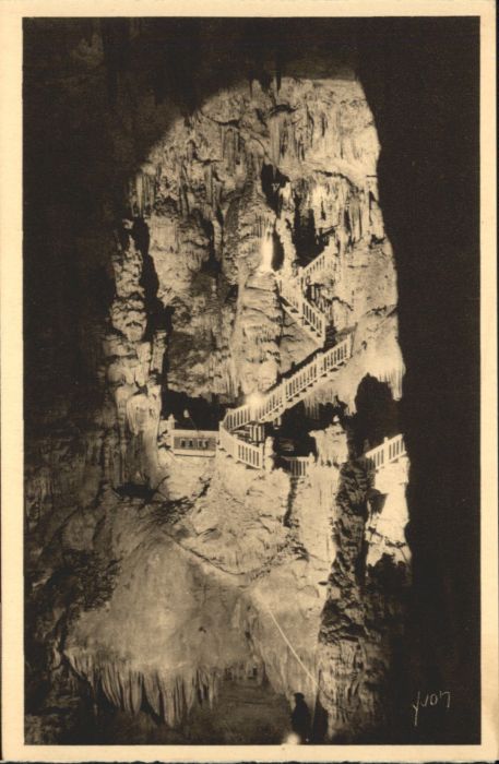 Saint-Bauzille-de-Putois Höhle Grotte Demoiselles Descente Cathe