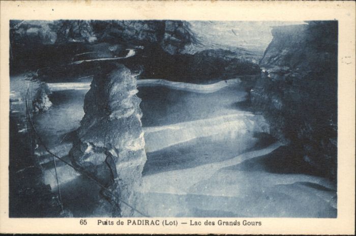 Padirac Höhle Grotte Lac Grands Gours