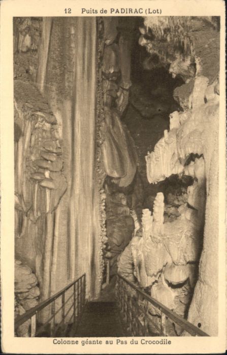 Padirac Höhle Grotte Pas Crocodile