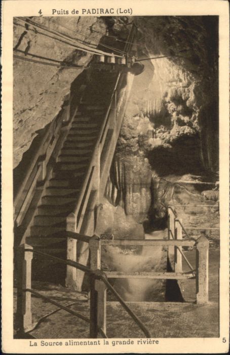 Padirac Höhle Grotte Source Alimentant Grande R