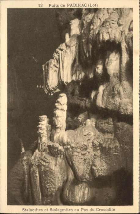 Padirac Höhle Grotte Pas Crocodile