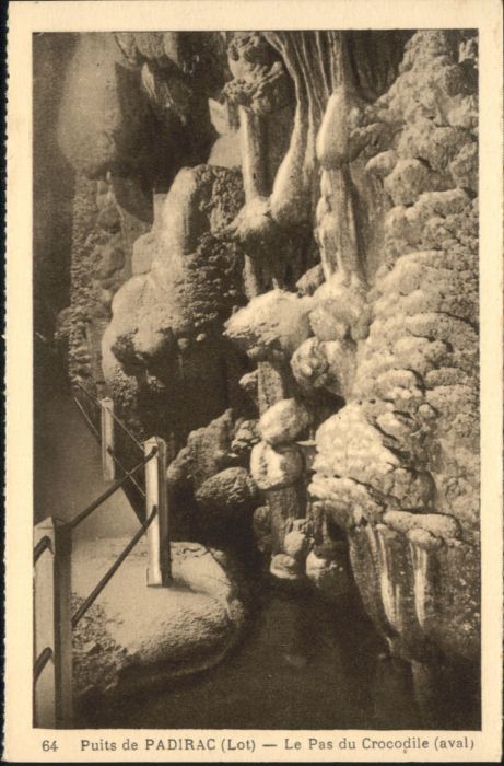 Padirac Höhle Grotte Pas Crocodile