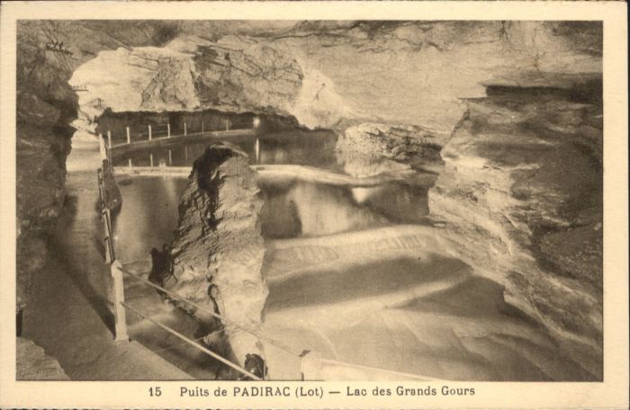 Padirac Höhle Grotte Lac Grands Gours