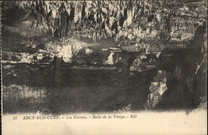 Arcy-sur-Cure Yonne Höhle Grotte Salle Vierge