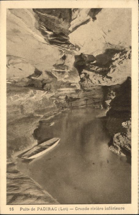 Padirac Höhle Grotte Grand Riviere Inferieure