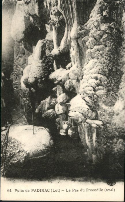 Padirac Höhle Grotte Pad Crocodile