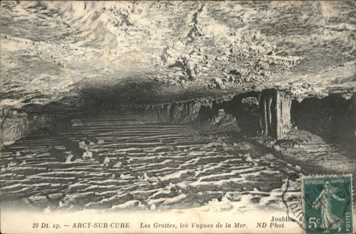 Arcy-sur-Cure Yonne Höhle Grotte Vagues Mer