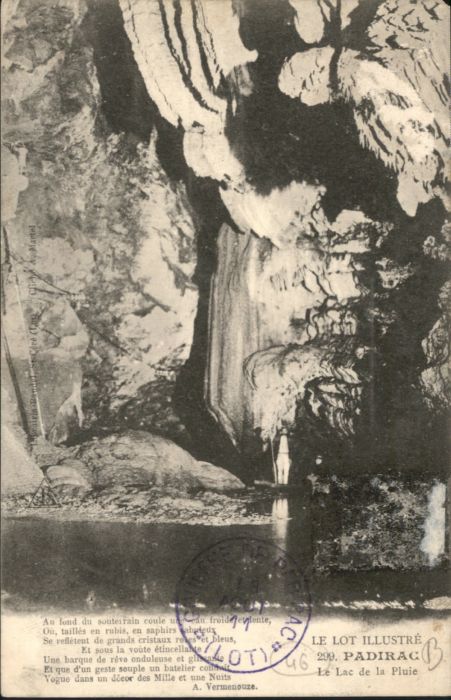 Padirac Höhle Grotte Lac  Pluie