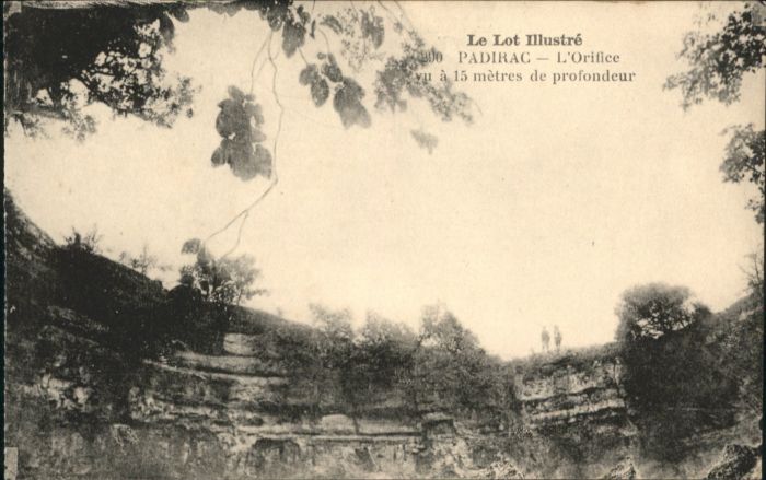 Padirac Höhle Grotte Orifice