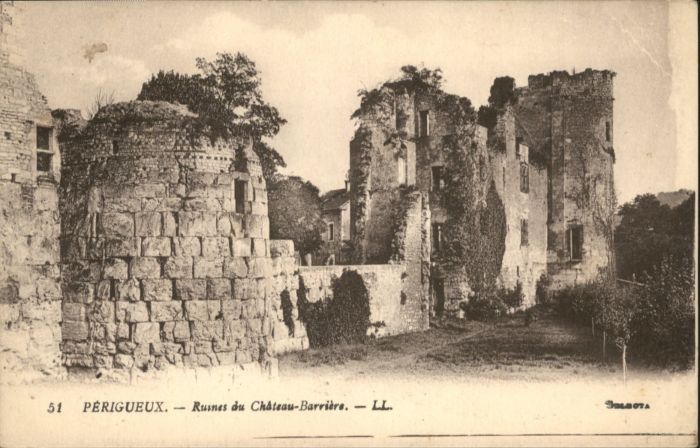 Perigueux Ruines Chateau Barriere