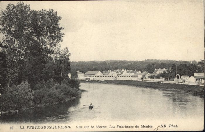 La Ferte-sous-Jouarre Marne Fabriques Meules