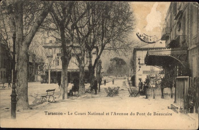 Tarascon Bouches-du-Rhone Tarascon Cours National Avenue Pont Bea