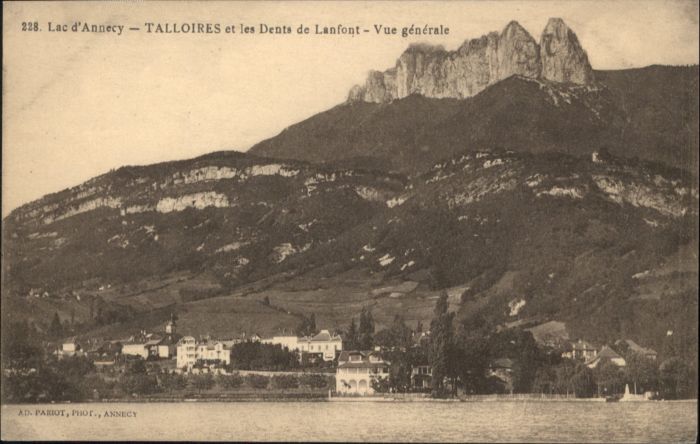 Talloires Dent Lanfont