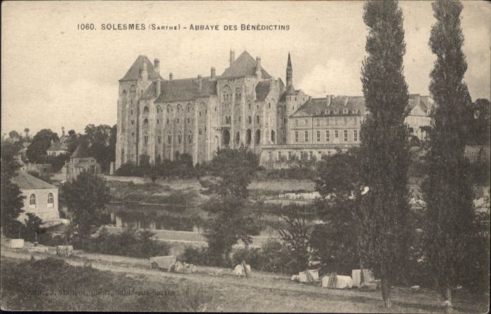 Sable-sur-Sarthe Solesmes Abbaye Benedictins