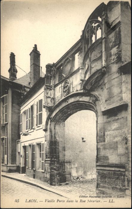 Laon Aisne Laon Porte Rue Serurier