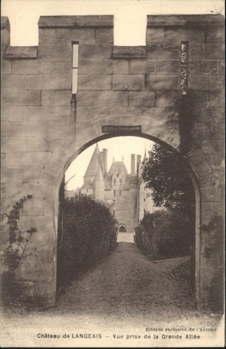 Langeais Chateau Grande Allee