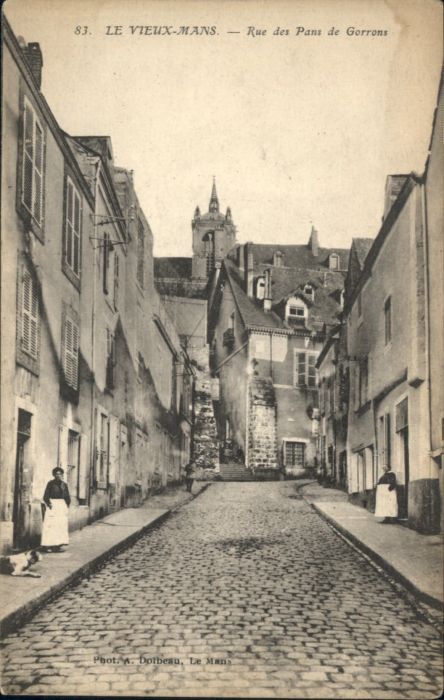 Le Mans Sarthe Le Mans Le Vieux Mans Rue Pans de Gorro