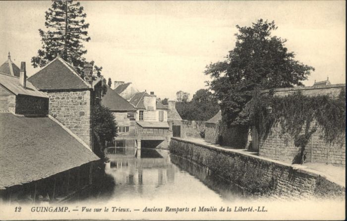 Guingamp Trieux Anciens Remparts Moulin Liberte
