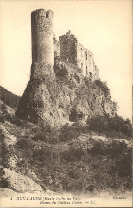 Guillaumes Ruines Chateau Feodal