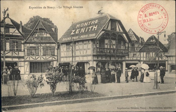 Nancy Lothringen Nancy Exposition Village Alsacien