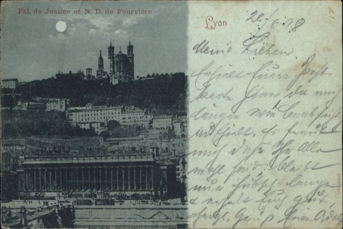 Lyon France Lyon Fourviere Palais Justice Justizpal