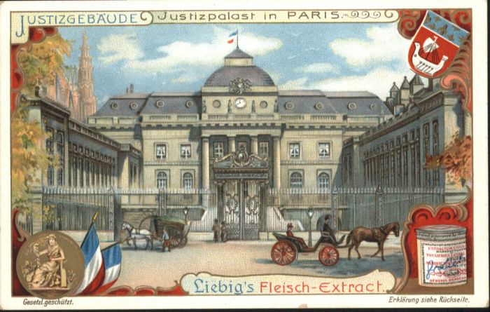 Paris Kleinformat Justizgebäude Justizpalast