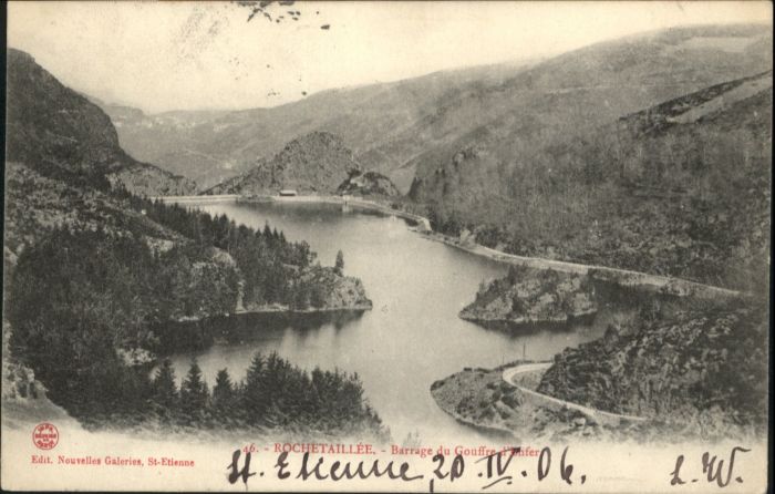 Rochetaillee Saint-Etienne Barrage du Gouffre d_Enfer