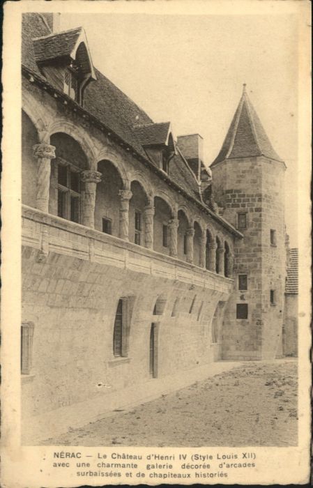Nerac Chateau Henri IV