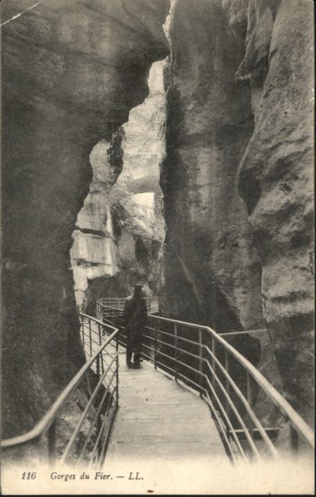 Chavanod Gorges Fier Schlucht Grotte Höhle