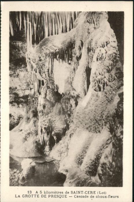 Saint-Cere Höhle Grotte Salle Merveilles