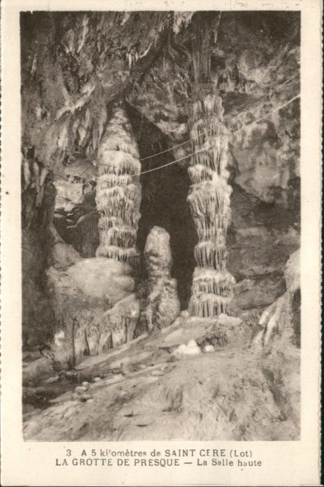 Lacave Lot Lacave Höhle Grotte