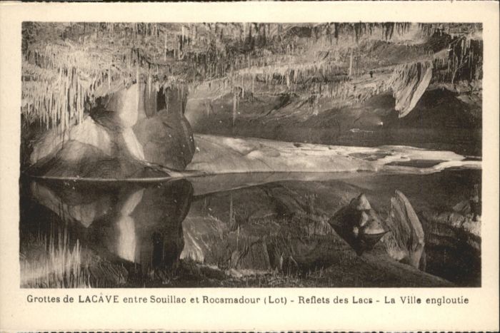 Lacave Lot Lacave Höhle Grotte