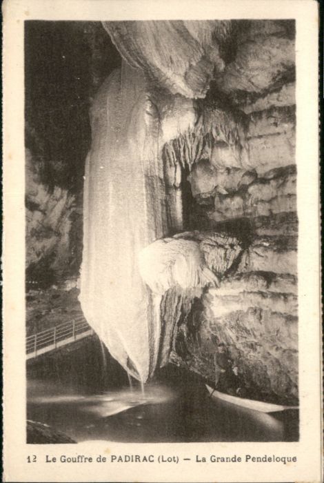 Padirac Höhle Grotte Grande Pendeloque