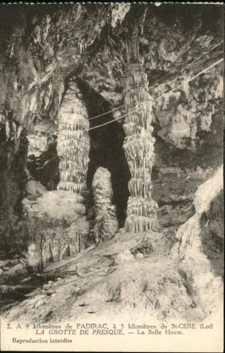 Padirac Höhle Grotte Presque