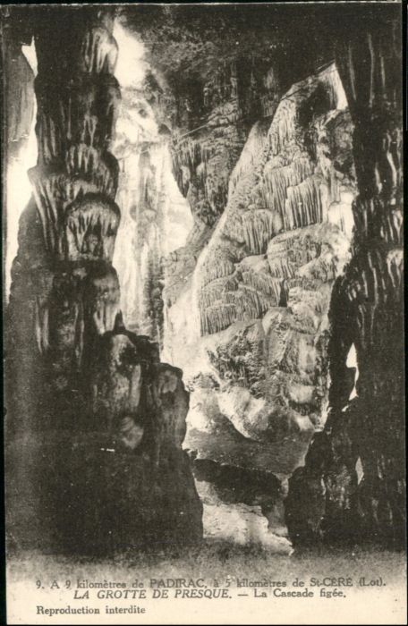 Padirac Höhle Grotte Presque
