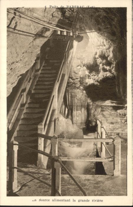 Padirac Höhle Grotte Source Alimentant Grande R