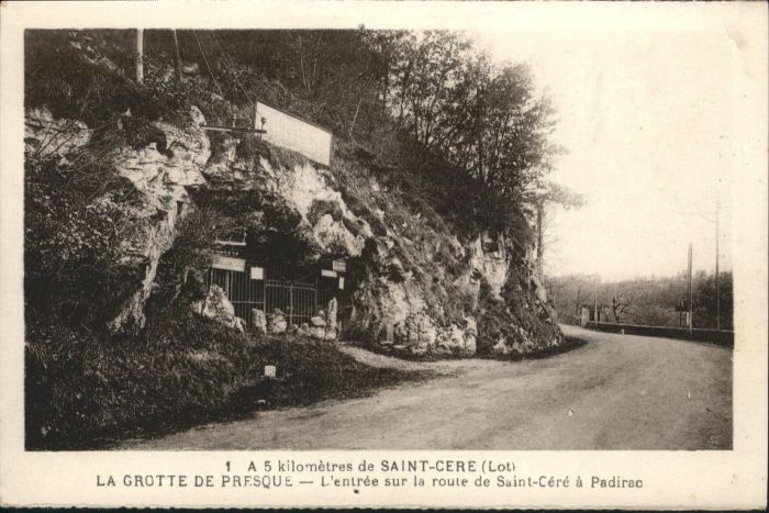 Saint-Cere Höhle Grotte Presque