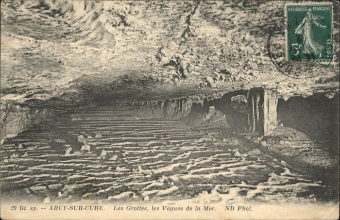 Arcy-sur-Cure Yonne Höhle Grotte