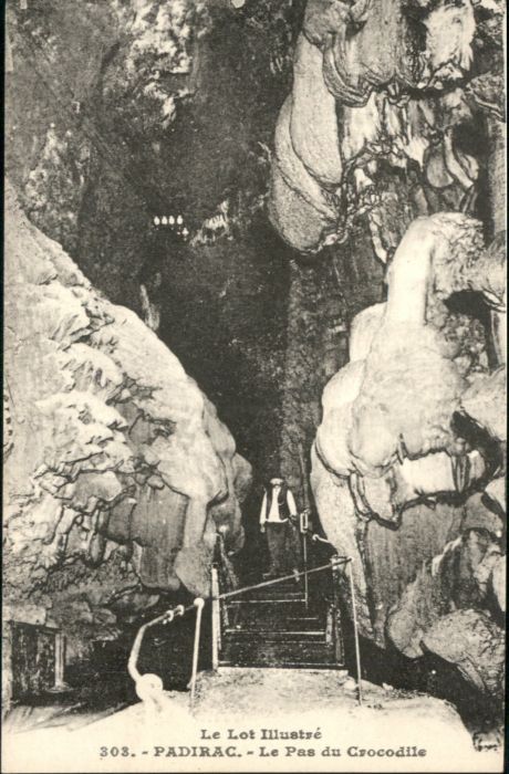 Padirac Höhle Grotte Pas Crocodile