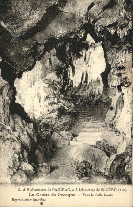 Padirac Höhle Grotte Presque