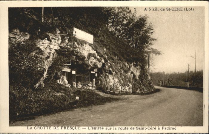 Saint-Cere Höhle Grotte Presque