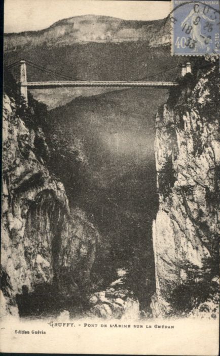 Gruffy Schlucht Pont