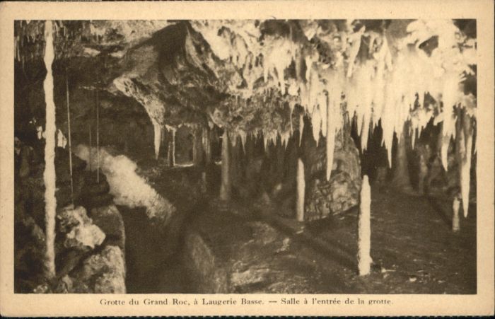 Hoehlen Caves Grottes Grotte Grand Roc Höhle Grotte