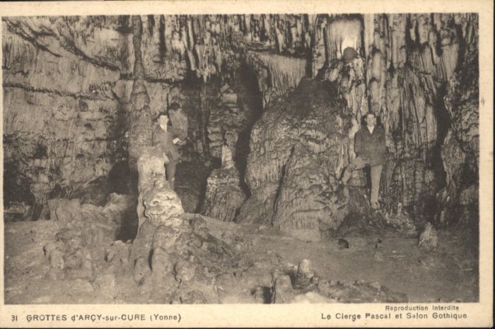 Arcy-sur-Cure Yonne Höhle Grotte