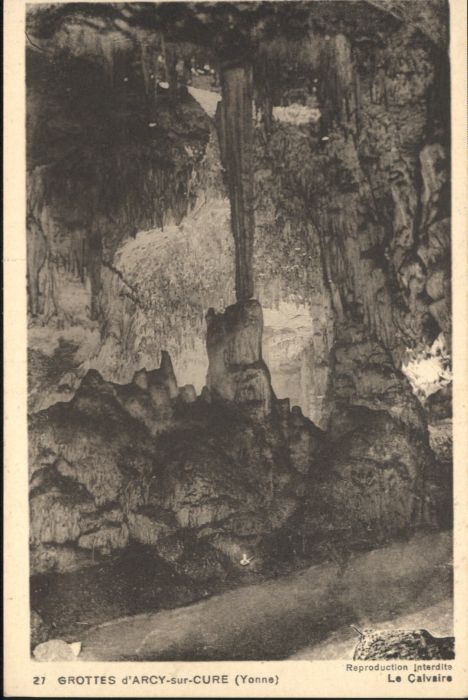 Arcy-sur-Cure Yonne Höhle Grotte