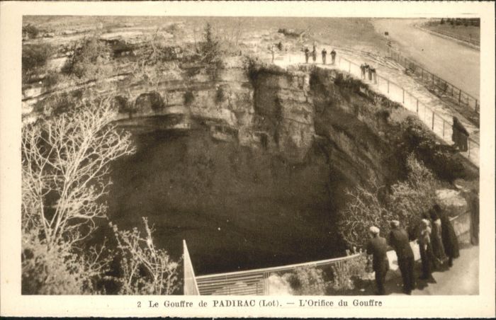 Padirac Höhle Grotte Gouffre